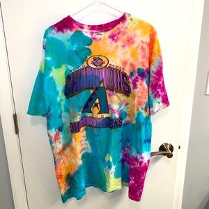 Vintage tie dye Arizona Diamondbacks t shirt XL
